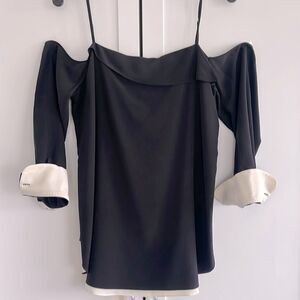 Rag & Bone off the shoulder silk blouse - Medium